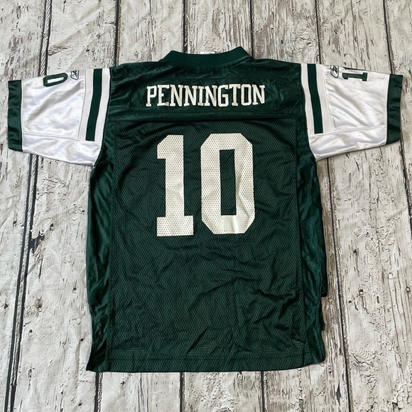 Kids Boys Chad Pennington New York Jets Reebok NFL Football Sports Jersey - Picture 2 of 5